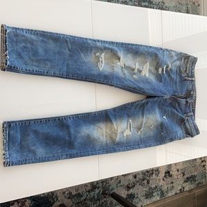 Distressed Jeans extreme flex American Eagle . 32*30 worn twice like new